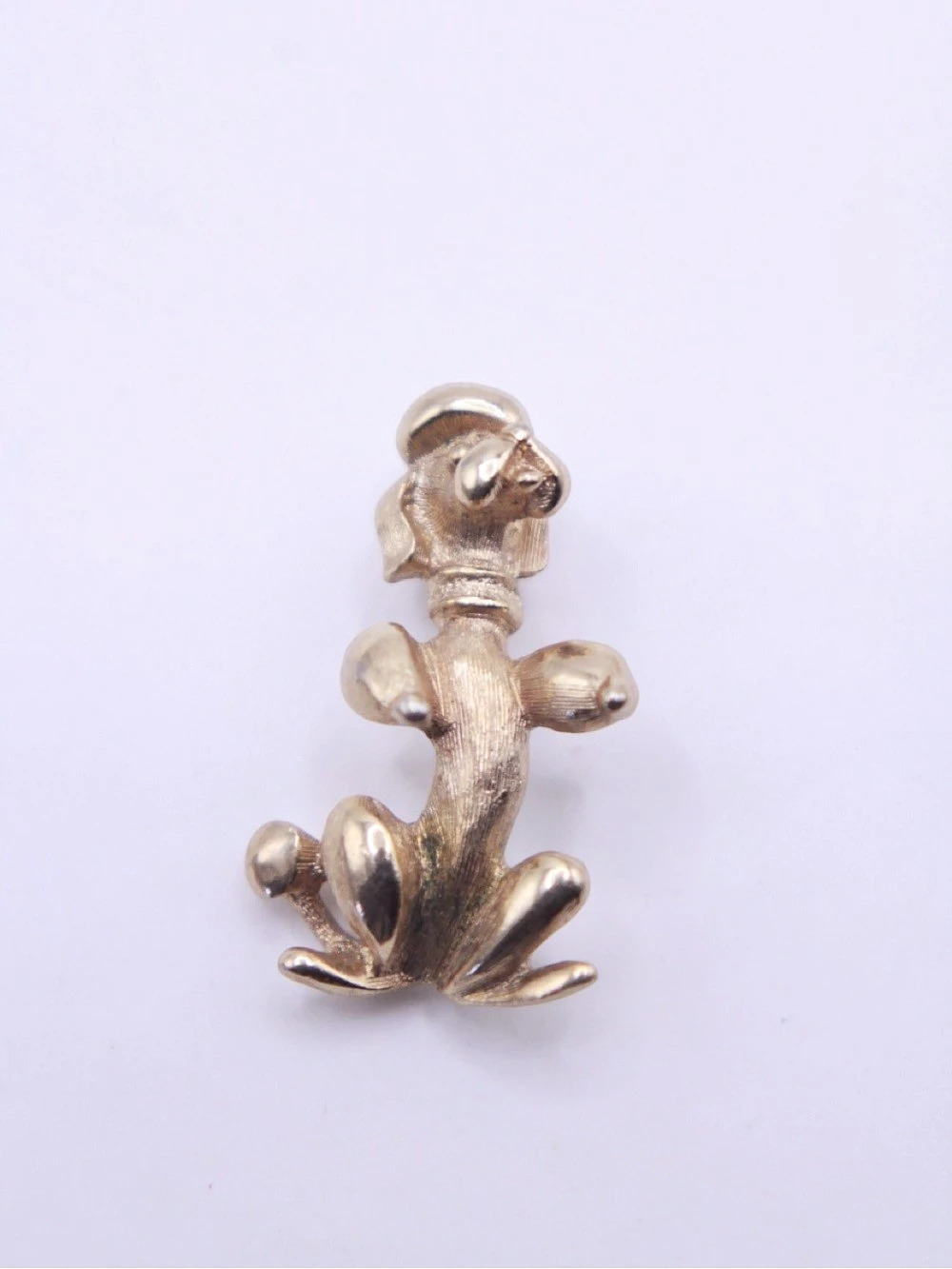 Sarah Coventry Vintage Gold Tone Poodle Brooch